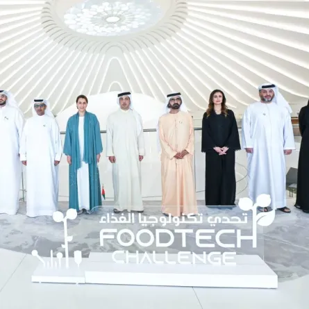 شهد الشيخ محمد بن راشد انطلاق التحدي. الصورة من "وام"