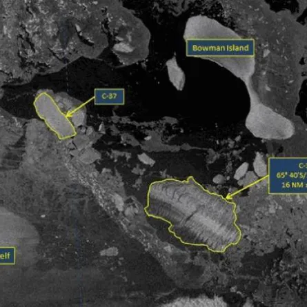 انهيار جرف جليدي في القارة القطبية الجنوبية