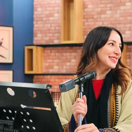 أول مغنية أوبرا سعودية سوسن البهيتي- صورة من صفحتها على موقع " انستغرام"