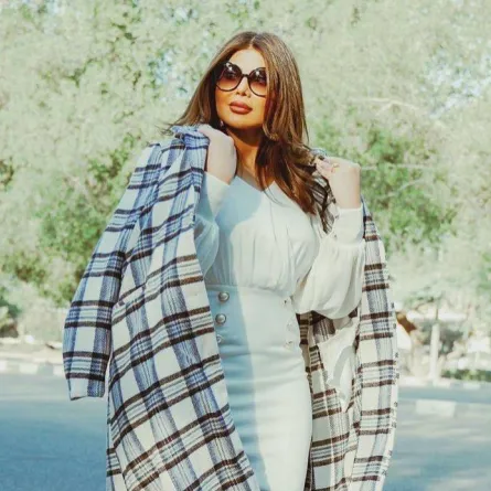 الفنانة إلهام الفضالة - صورة من صفحتها على موقع " انستغرام "