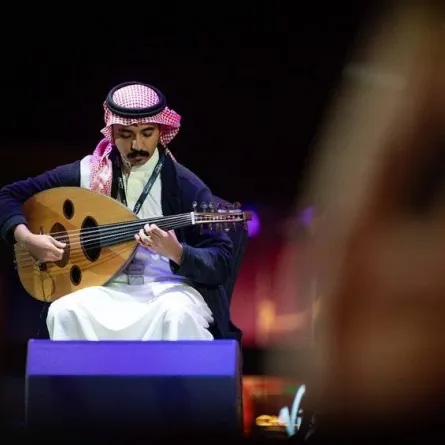 صورة من اليوم الأول لمسابقة  " ملك العود"- الصورة من حساب الهيئة العامة للترفيه على تويتر