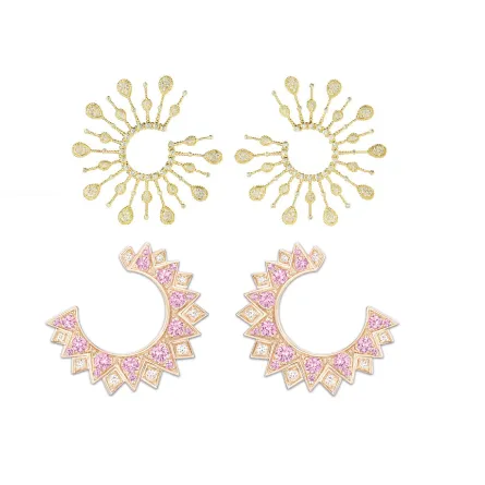 أقراط ذهب بأشكال رمضانية مميزة