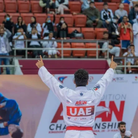 الإمارات تحصد 16 ميدالية بينهم 8 ذهبيات في بطولة آسيا للجوجيتسو بالبحرين - الصورة من "وام"