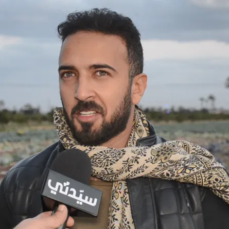 محمد مهران خلال لقائه بكاميرا سيدتي - تصوير محمد عربي