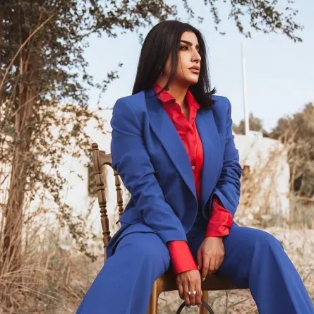 الفنانة بثينة الرئيسي - صورة من صفحتها على موقع " انستغرام "