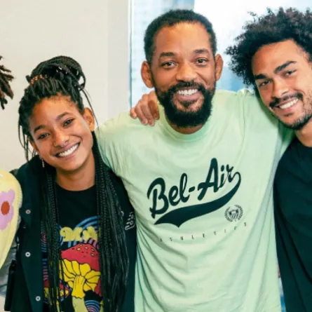 ويل سميث مع أولاده -الصورة من حساب زوجته جادا على إنستغرام