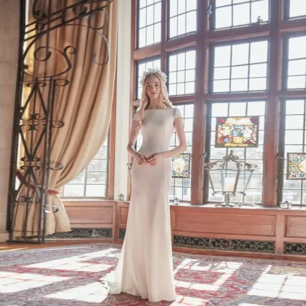 فساتين زفاف بقصة مستقيمة لعروس 2022 من ساريه نوري  Sareh Nouri