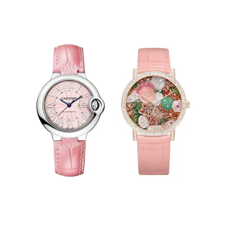 للصبايا ..ساعات بسوار باللون الفوشيا