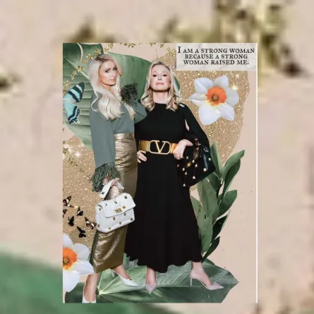 باريس هيلتون Paris Hilton ووالدتها في جلسة تصوير