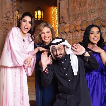 يسرا وإلهام علي وخالد صقر وشيماء سيف - الصور من حساب إلهام علي على انستغرام