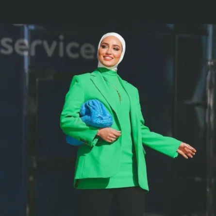 أفكار تنسيق بليزر للمحجبات في عيد الفطر