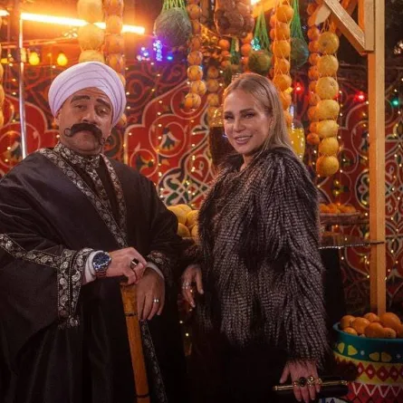 شيرين رضا برفقة أحمد مكي في الكبير أوي - الصورة  من حسابها على انستغرام