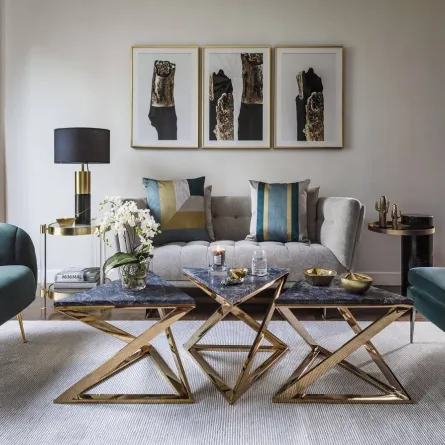 الأخضر في الديكورات الداخلية الأنيقة