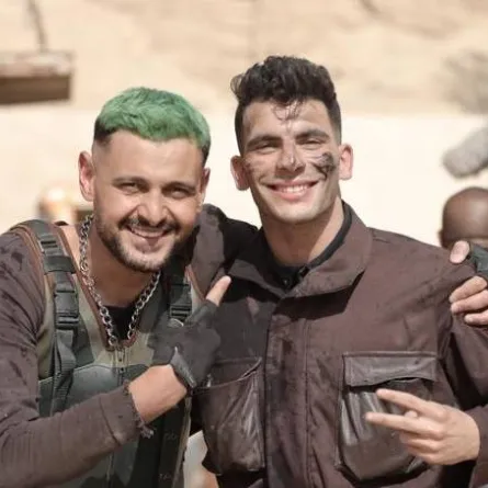 أحمد سيد زيزو مع رامز جلال - صورة من حساب رامز على فيس بوك