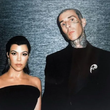 ترافيس باركر - وكورتني كارداشيان - الصورة من حساب ترافيس على إنستغرام