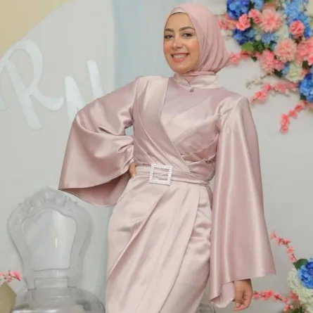 جلابيات من الحرير لإطلالة جذابة في عيد الفطر