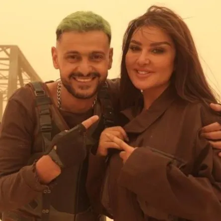 ميساء مغربي مع رامز جلال - الصورة من حساب رامز على فيس بوك