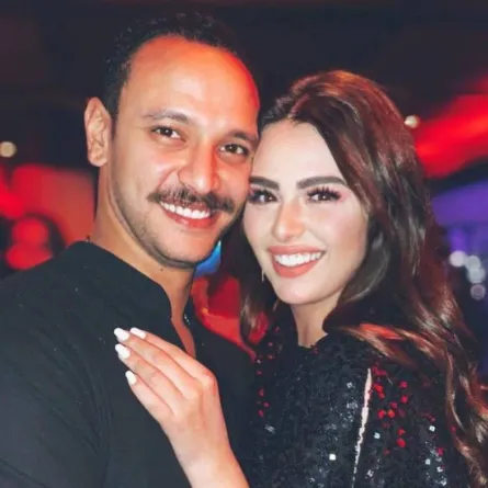 هنادي مهنا وزوجها أحمد خالد صالح - الصورة من حسابها على انستغرام