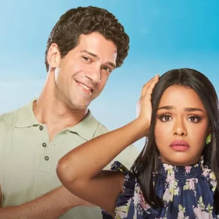 أسماء أبو اليزيد وأحمد مجدي على بوستر مسلسل  " الآنسة فرح" - صورة من صفحة الشركة المنتجة للعمل على " فيسبوك "