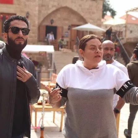 محمد حاتم وكاملة أبو ذكري - صورة من حساب محمد على إنستغرام