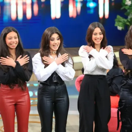 مايان السيد وإخوتها الثلاثة في حلقة منى الشاذلي - الصورة من حساب منى الشاذلي على انستغرام