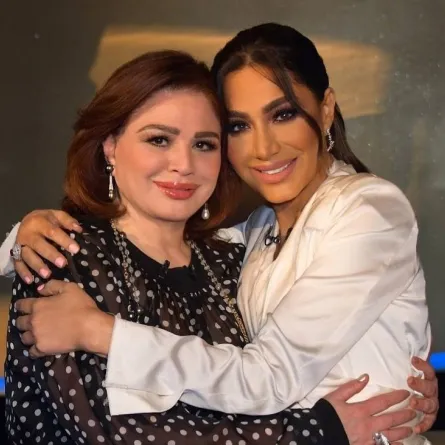 بسمة وهبة وإلهام شاهين - الصورة من حساب بسمة على إنستغرام