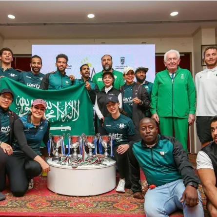 المنتخب السعودي للتجديف- الصورة من حساب شيرين أبو الحسن على إنستجرام