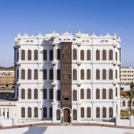 تظهر الصورة واجهة قصر شبرا مصدر الصورة موقع هيئة التراث الرسمي