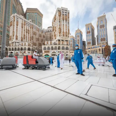 جهود الرئاسة في تعقيم وتنظيف المسجد الحرام