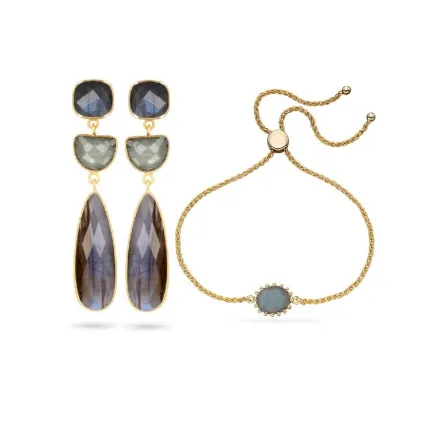 موديلات مجوهرات من حجر اللابرادوريت 2022