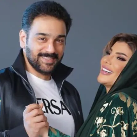 الهام الفضالة وشهاب جوهر - الصورة من حسابها على الانستغرام