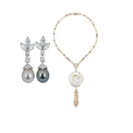  موديلات مجوهرات مرصعة باللؤلؤ الملون لإطلالة جذابة في رمضان