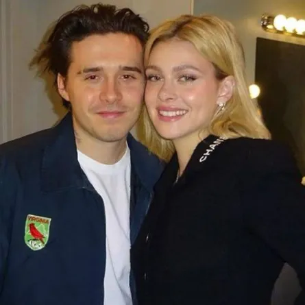 بروكلين بيكهام ونيكولا بيلتز- الصورة من حساب بروكلين بيكهام على إنستغرام