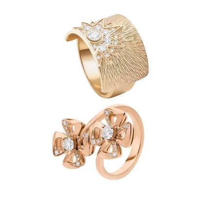  خواتم كبيرة مرصعة بالألماس لإطلالة فخمة للعروس