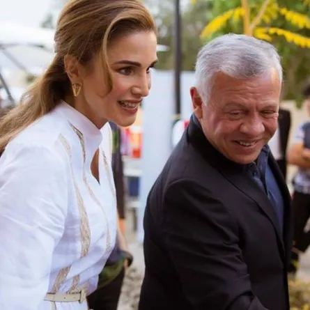 الملك عبدالله والملكة رانيا- الصورة من حساب الملكة رانيا على إنستغرام