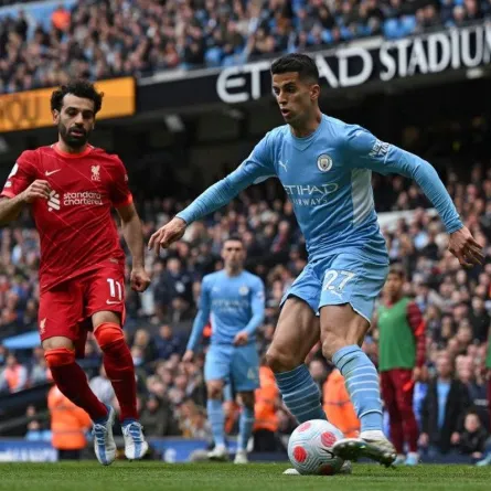 صورة محمد صلاح في مباراة مانشستر سيتي