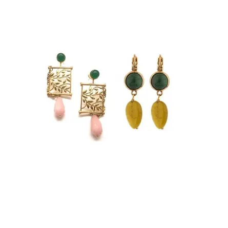 موديلات أقراط بحجر اليشم 2022