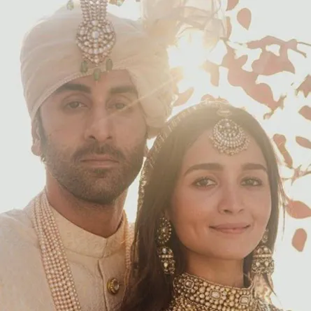 زفاف عليا بهات ورانبير كابور- الصورة من حساب عليا بهات على إنستغرام