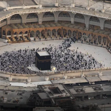 مجموعة من الصور الملتقطة من ارتفاع 1000 متر للمسجد الحرام