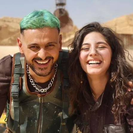 مايان السيد ورامز جلال من حلقة برنامج " رامز موفي ستار" - صورة من حساب مايان السيد على " انستغرام"