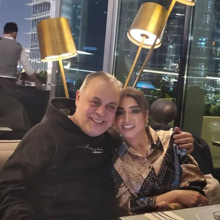 روجينا وأشرف زكي - الصورة من حساب روجينا على إنستغرام