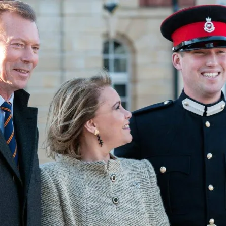 الدوق هنري والدوقة ماريا تريزا والأمير سيبستيان- الصورة من موقع Royal Central