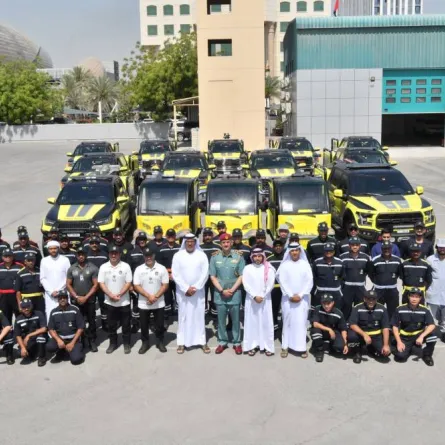 دفاع مدني دبي. الصورة من تويتر الدفاع المدني