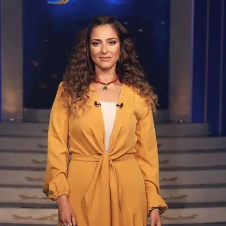 الفنانة حنان مطاوع كواليس حلقة " حبر سري" - صورة من صفحتها الرسمية على موقع " انستغرام" 