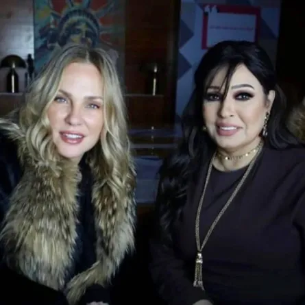 فيفي عبده وشيرين رضا - الصورة من حساب فيفي عبده على الفيس بوك