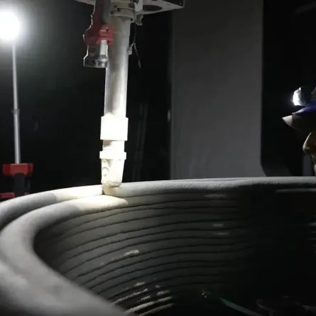 صورة الطابعة تبني الحوائط