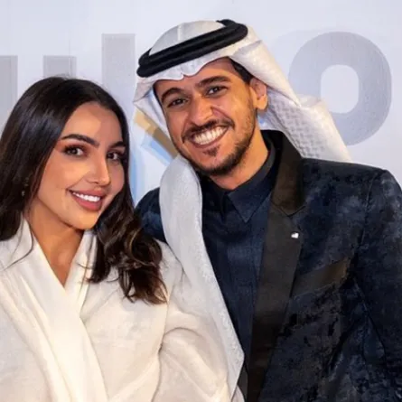 هبة الحسين وعايض -الصورة من حسابها على الانستغرام