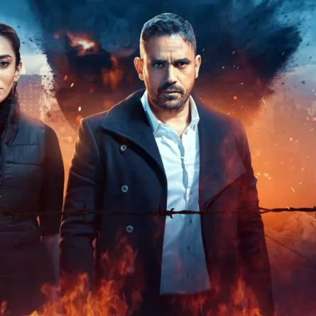 أمينة خليل وأمير كرارة في العائدون - الصورة من حساب المتحدة على فيسبوك