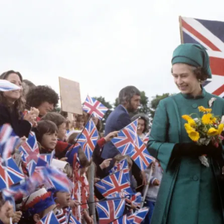 الملكة اليزابيث عام 1978