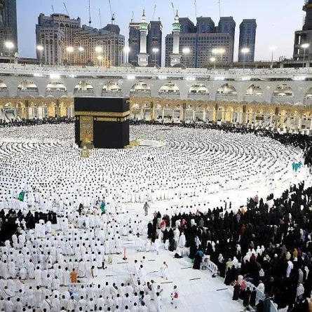 رئاسة شؤون الحرمين: تفويج أكثر من 4 ملايين معتمر منذ بداية شهر رمضان  - الصورة من "واس"